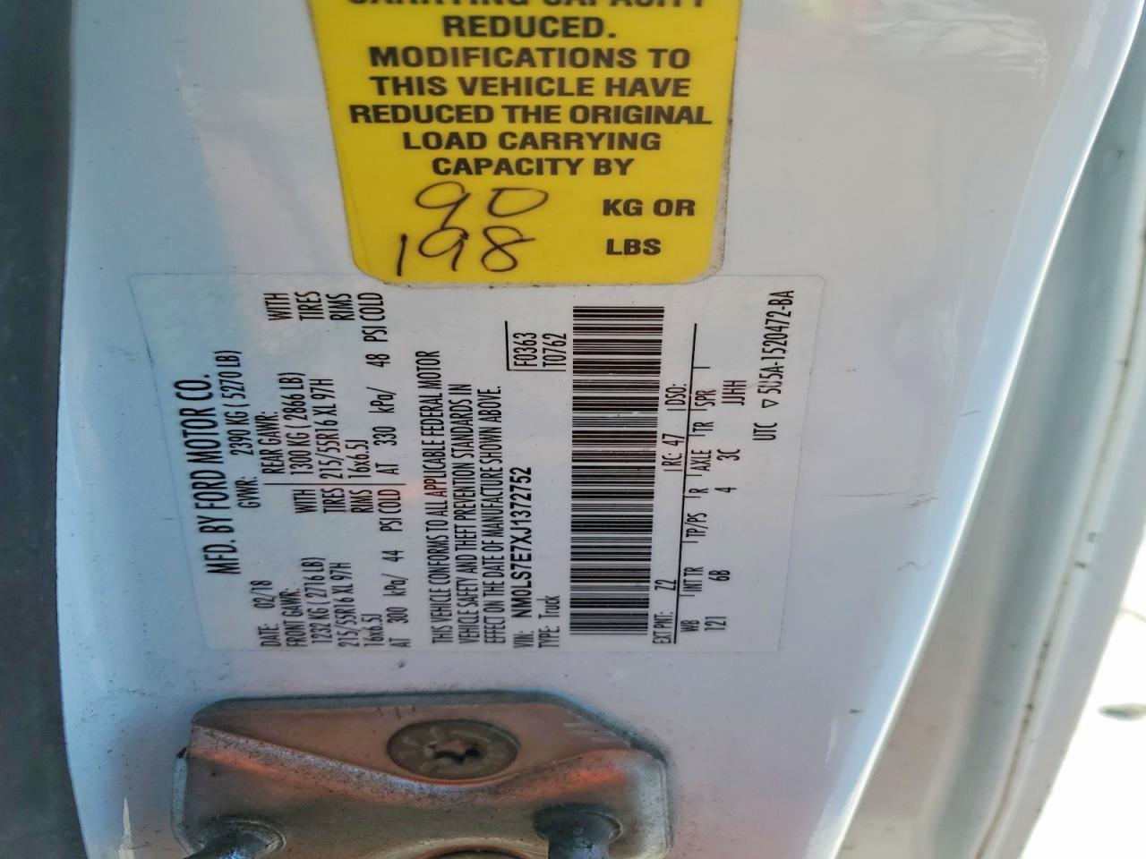 2018 Ford Transit Connect XL