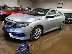 Salvage cars for sale from Copart Elgin, IL: 2016 Honda Civic lx