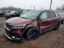 KIA salvage cars for sale: 2022 KIA Carnival sx Prestige