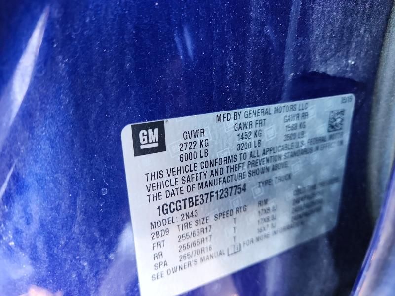 2015 Chevrolet Colorado lt