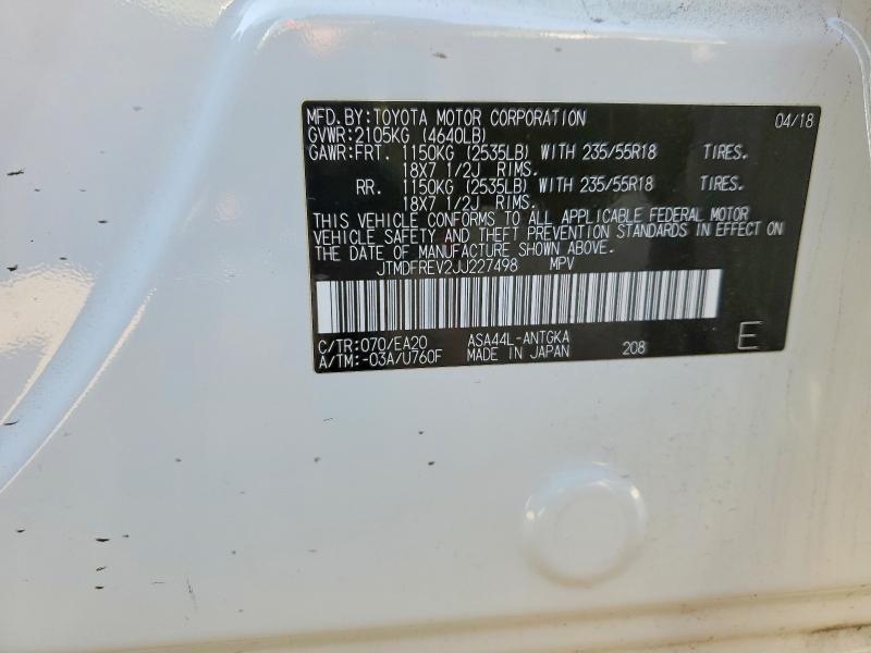 2018 Toyota Rav4 Limited