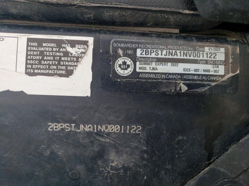 2022 Skidoo OO Summit X