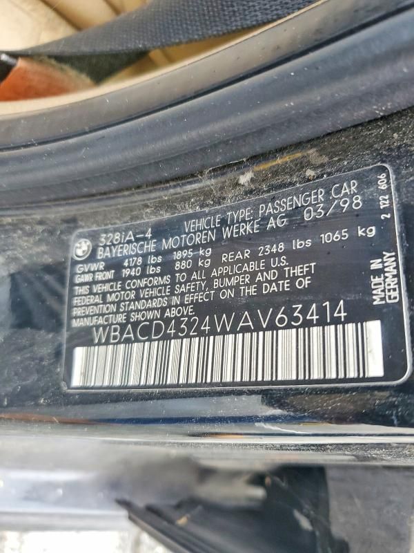 1998 BMW 328 i Automatic