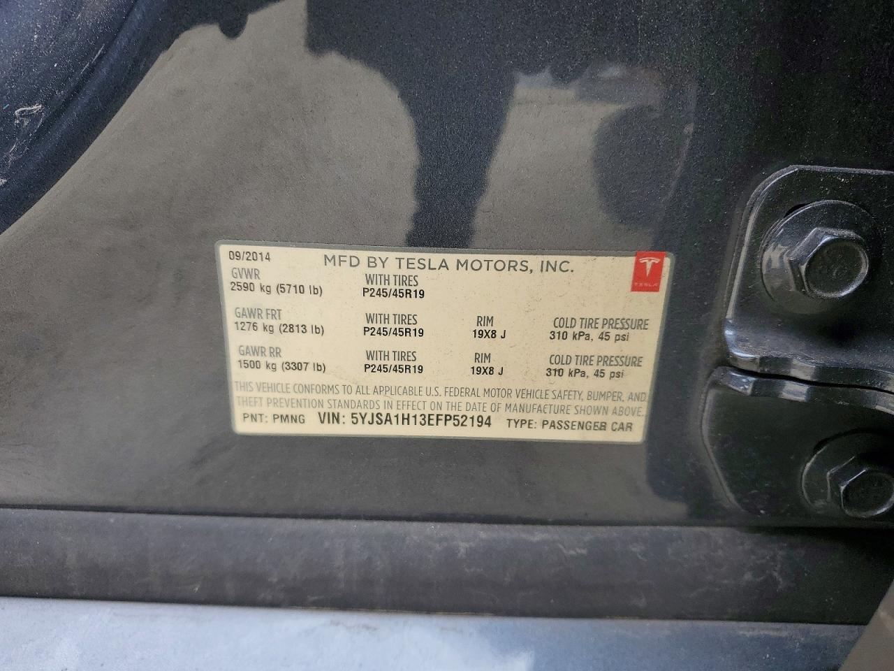 2014 Tesla Model s