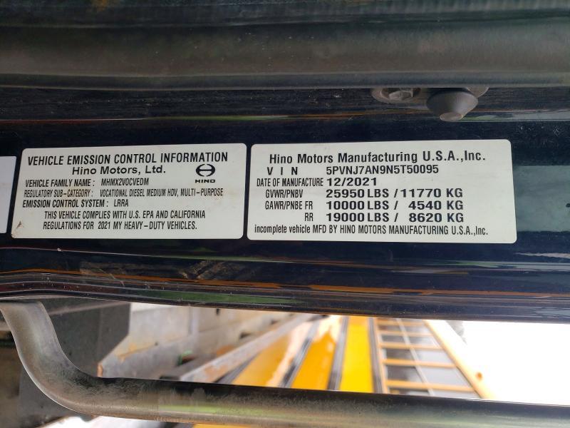 2022 Hino L6 Rollback TOW Truck