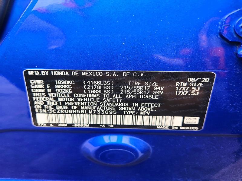 2020 Honda Hr-v ex