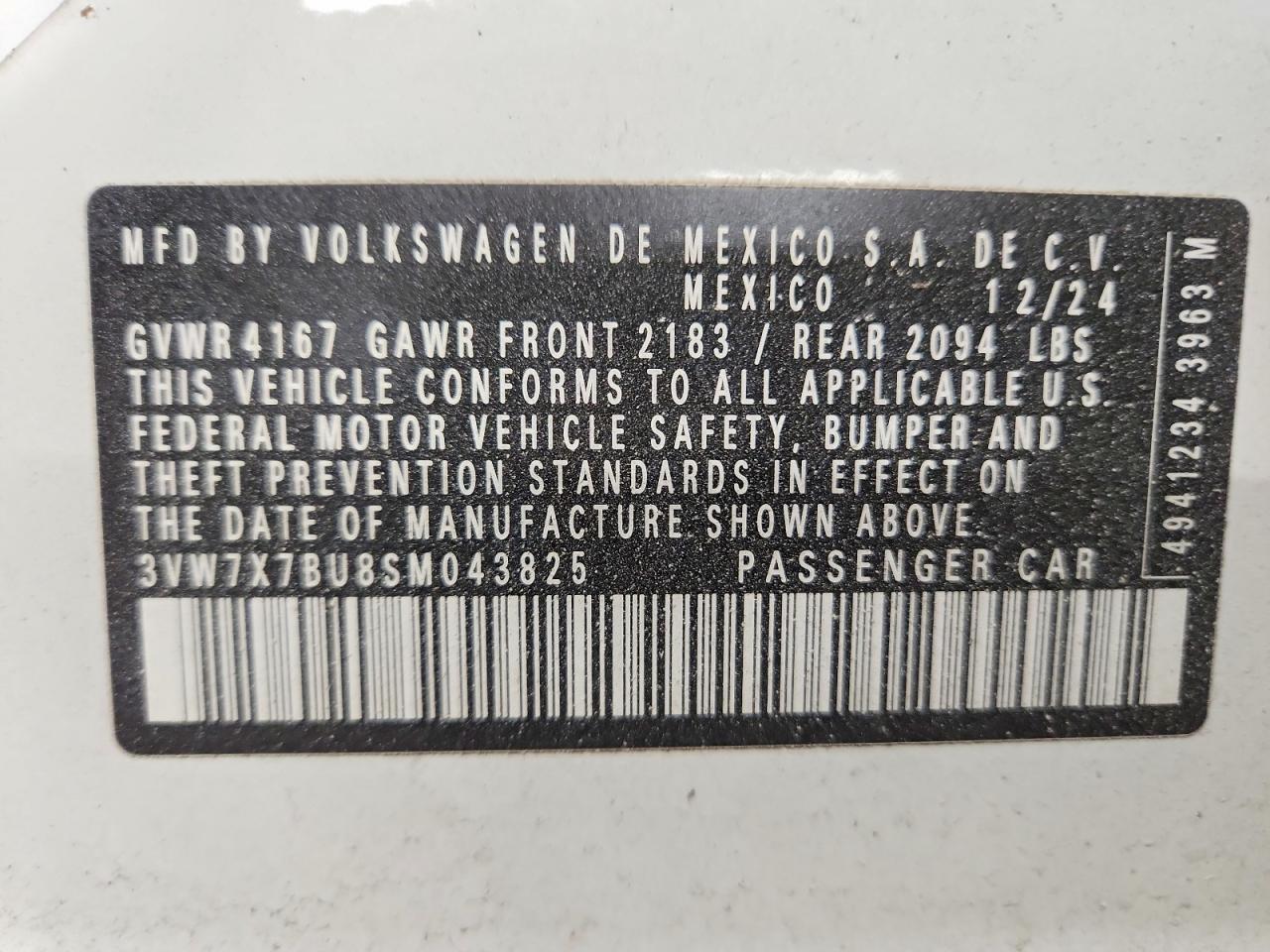 2025 Volkswagen Jetta se