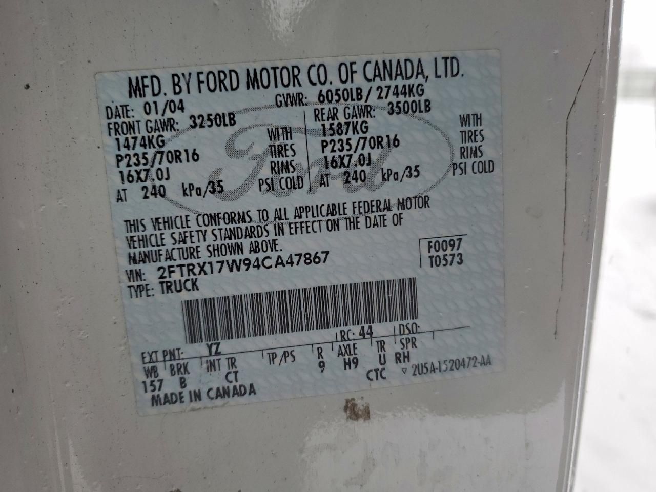 2004 Ford F-150 Heritage Classic