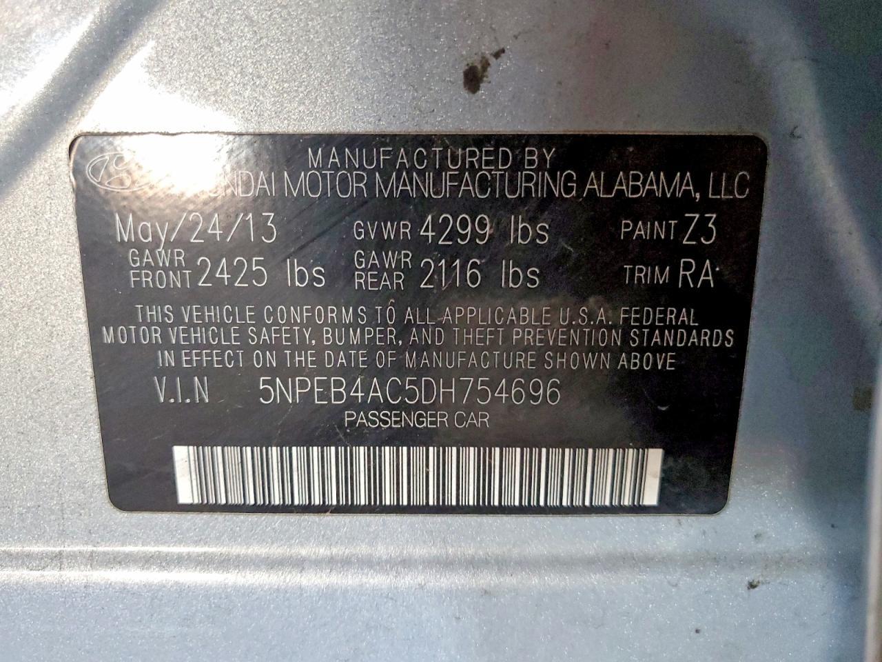 2013 Hyundai Sonata gls