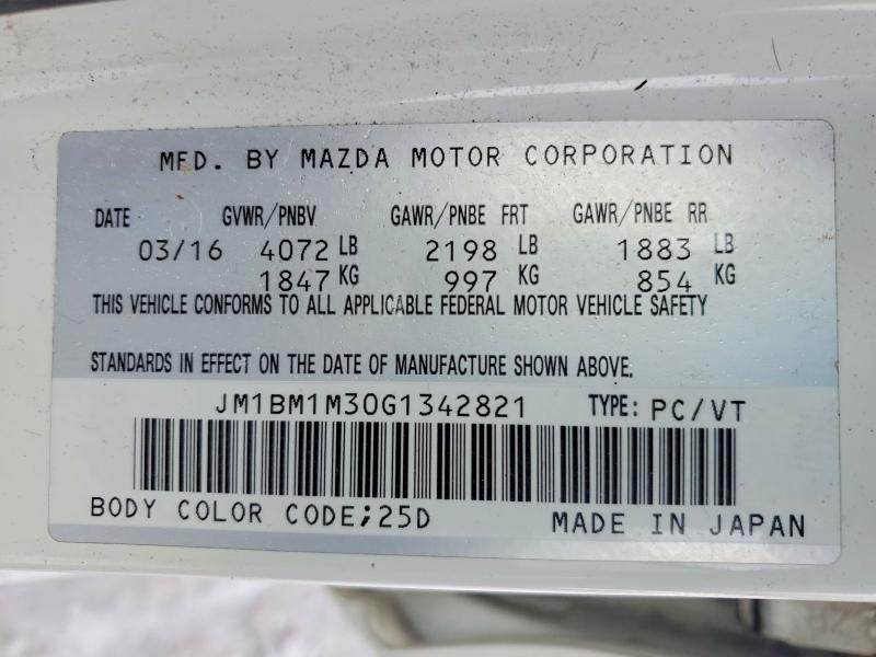 2016 Mazda 3 Touring