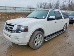 Salvage cars for sale from Copart Davison, MI: 2013 Ford Expedition el Limited