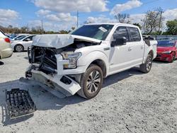 Salvage cars for sale from Copart Riverview, FL: 2016 Ford F150 Supercrew