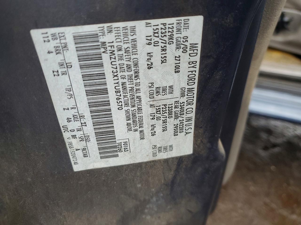 2000 Ford Explorer xlt