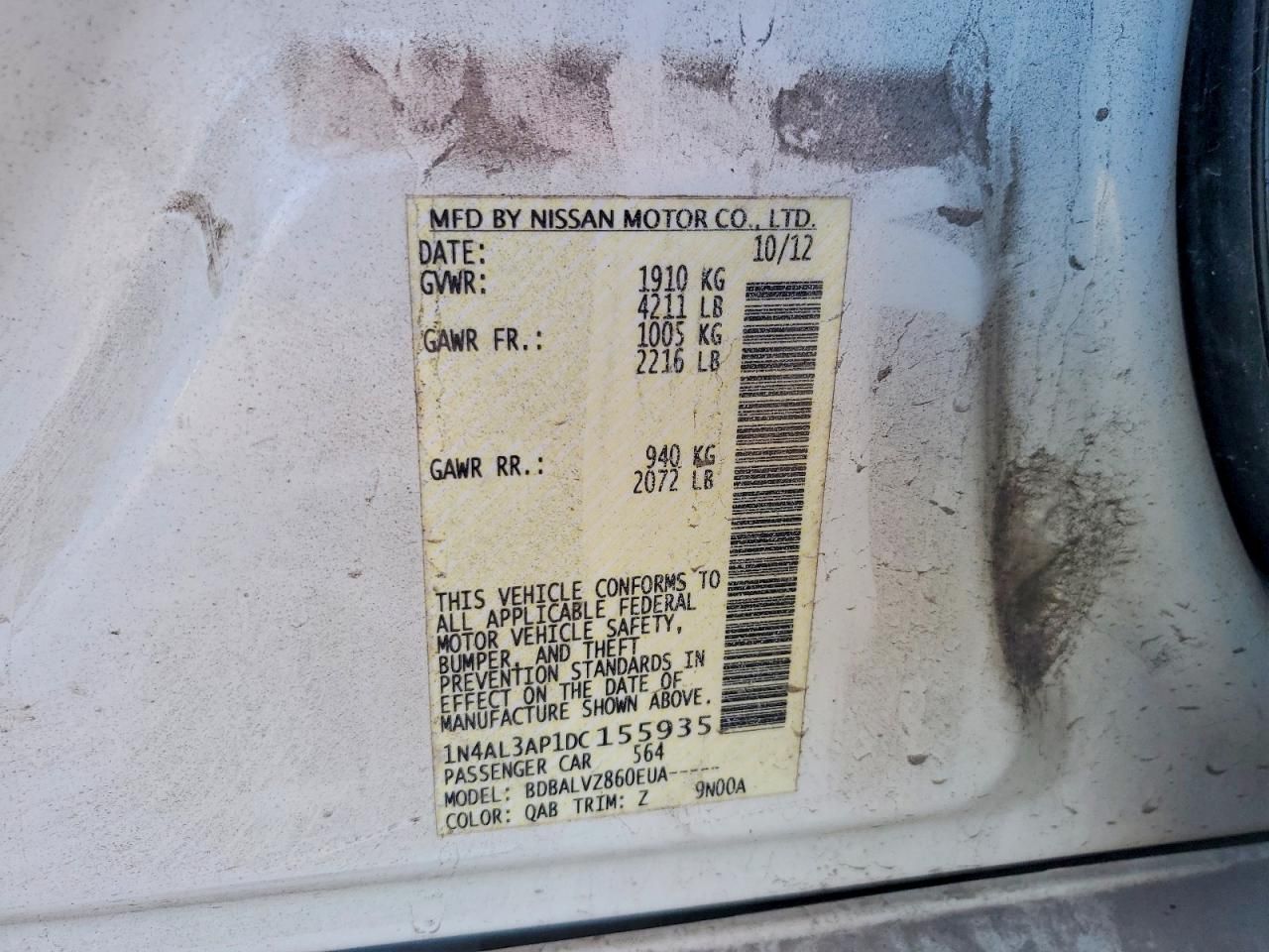 2013 Nissan Altima 2.5