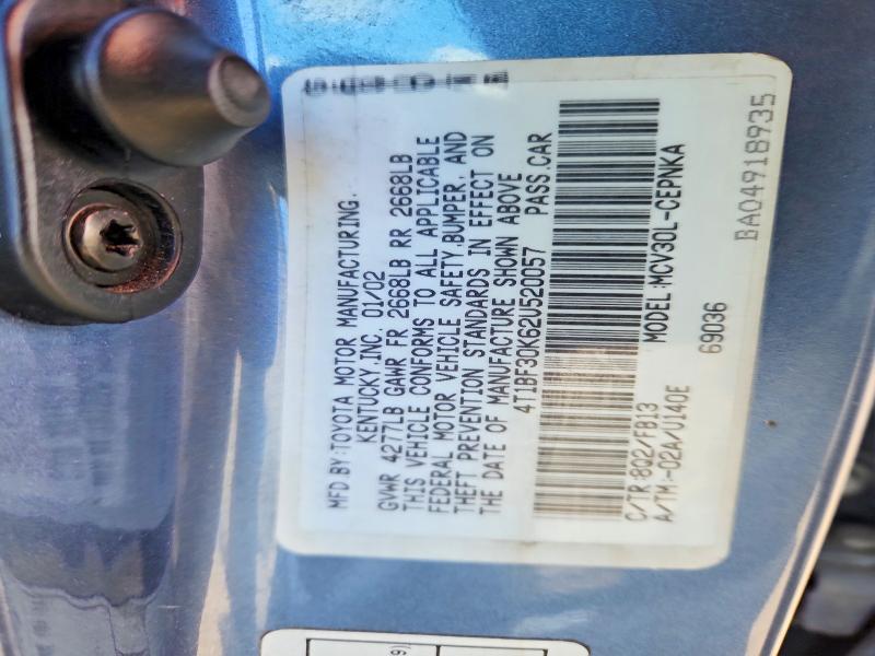 2002 Toyota Camry le