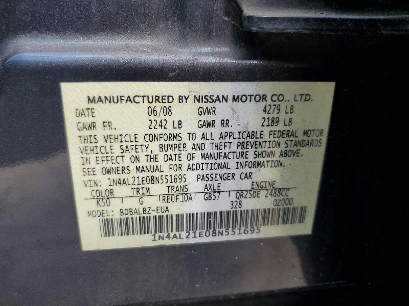 2008 Nissan Altima 2.5
