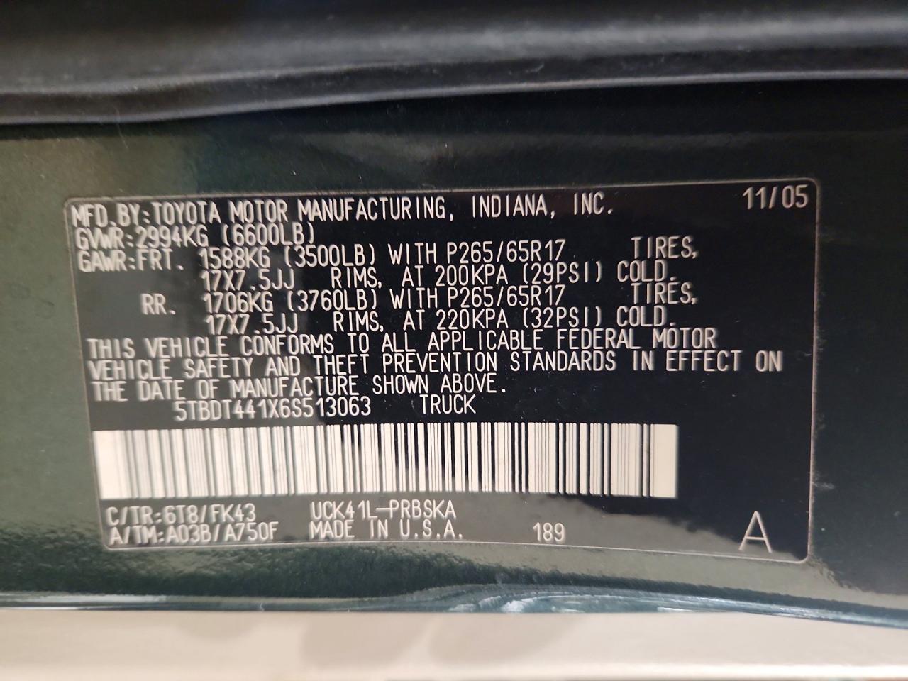 2006 Toyota Tundra