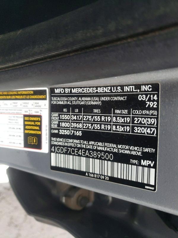 2014 Mercedes-Benz Gl 450 4matic