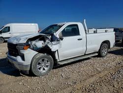 Salvage trucks for sale at Taylor, TX auction: 2023 Chevrolet Silverado C1500