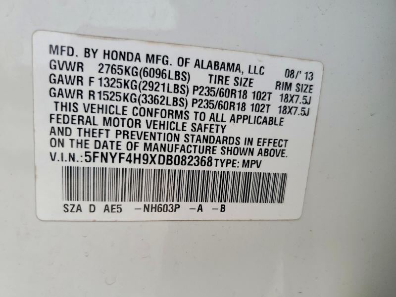 2013 Honda Pilot Touring