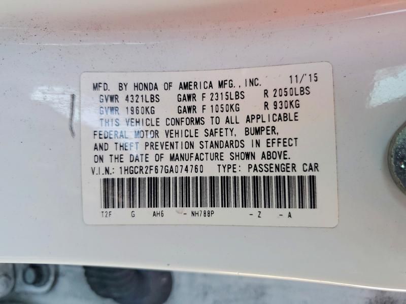 2016 Honda Accord Sport