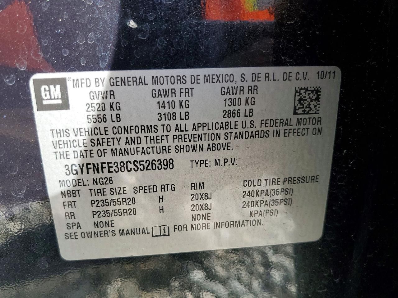 2012 Cadillac Srx Premium Collection