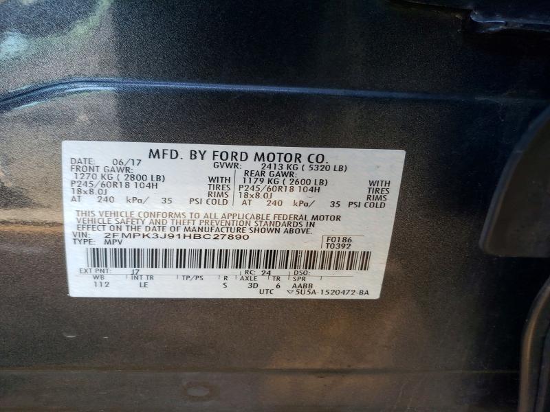 2017 Ford Edge sel