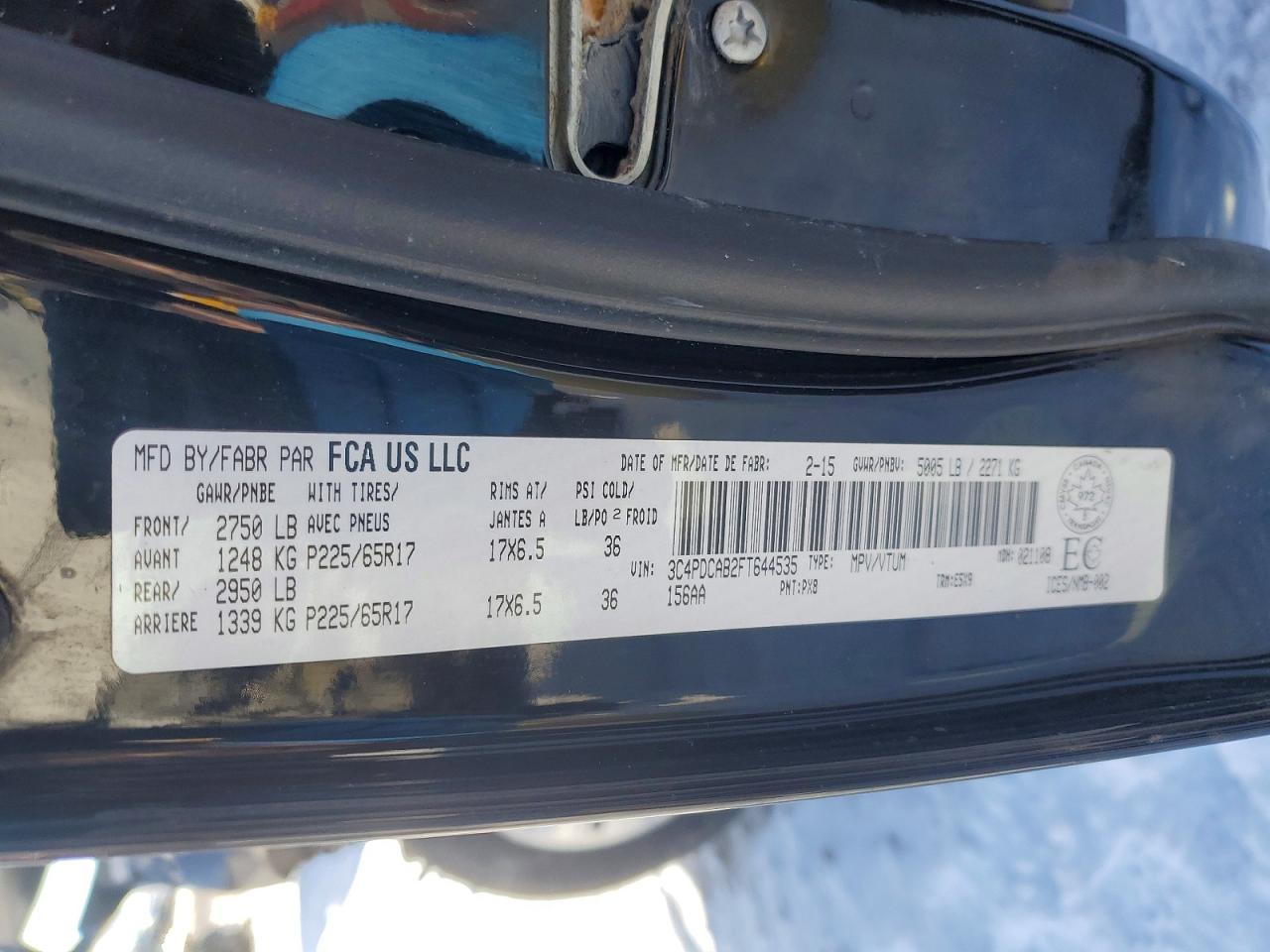 2015 Dodge Journey se