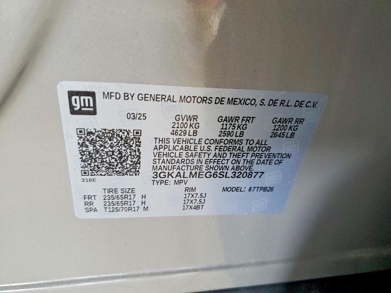 2025 GMC Terrain Elevation