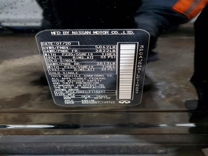 2020 Infiniti Qx50 Pure