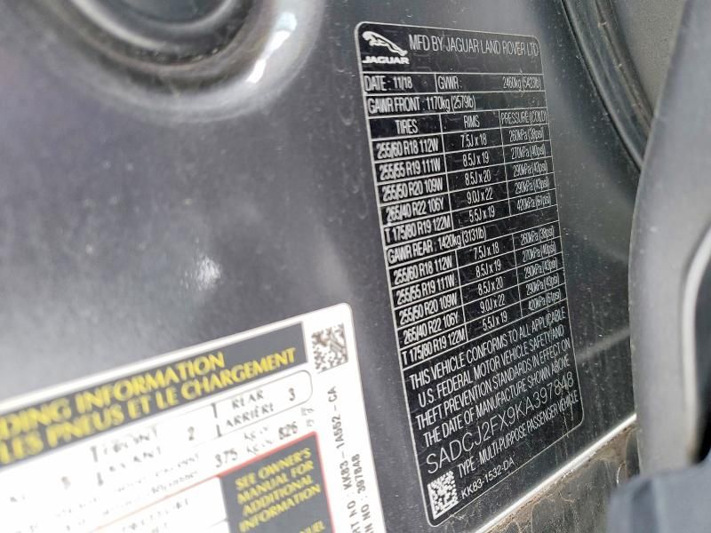 2019 Jaguar F-pace Premium