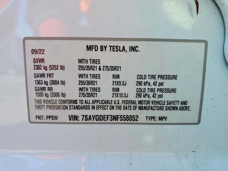 2022 Tesla Model y