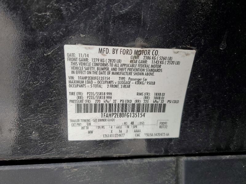 2015 Ford Taurus sel