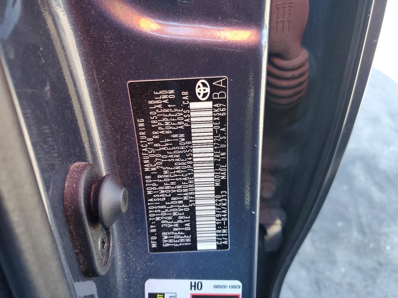 2018 Toyota Corolla l