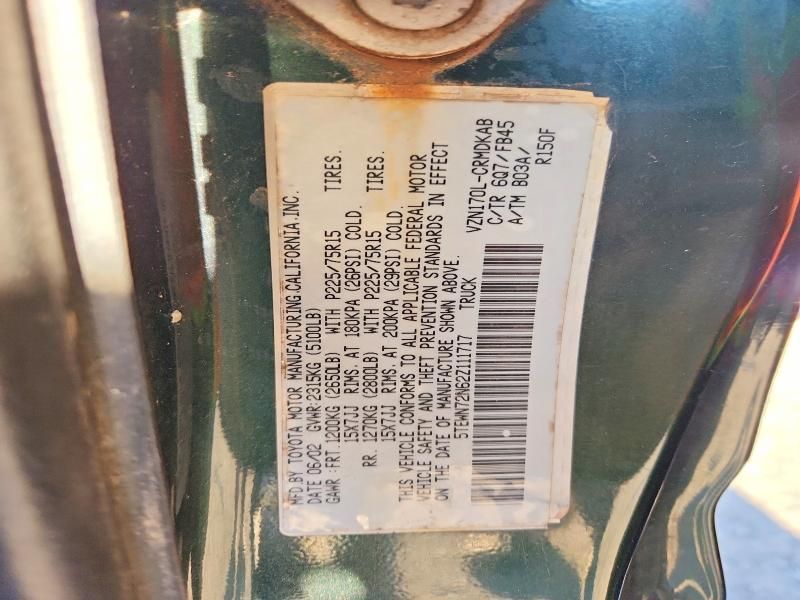 2002 Toyota Tacoma Xtracab