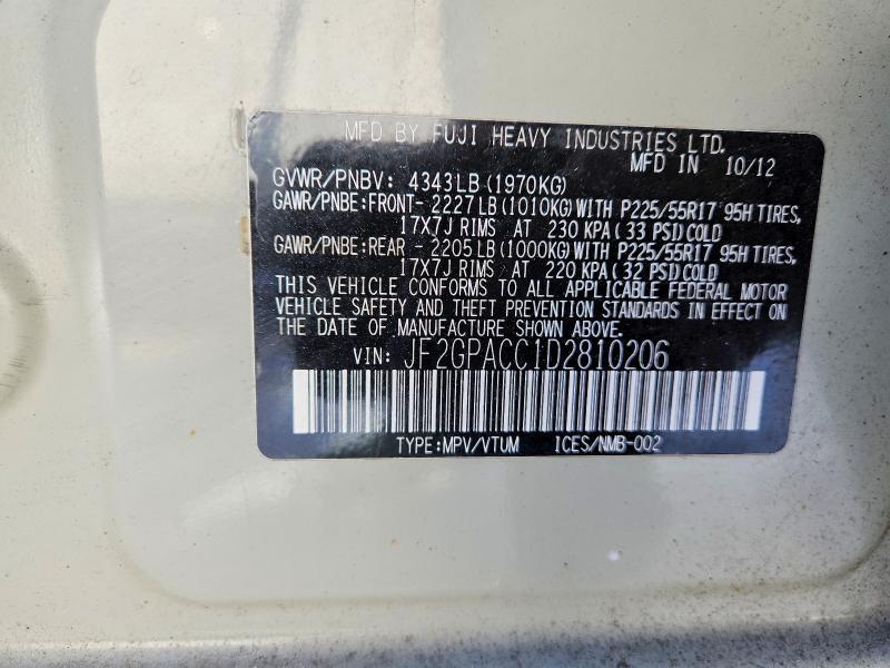 2013 Subaru Xv Crosstrek 2.0 Premium