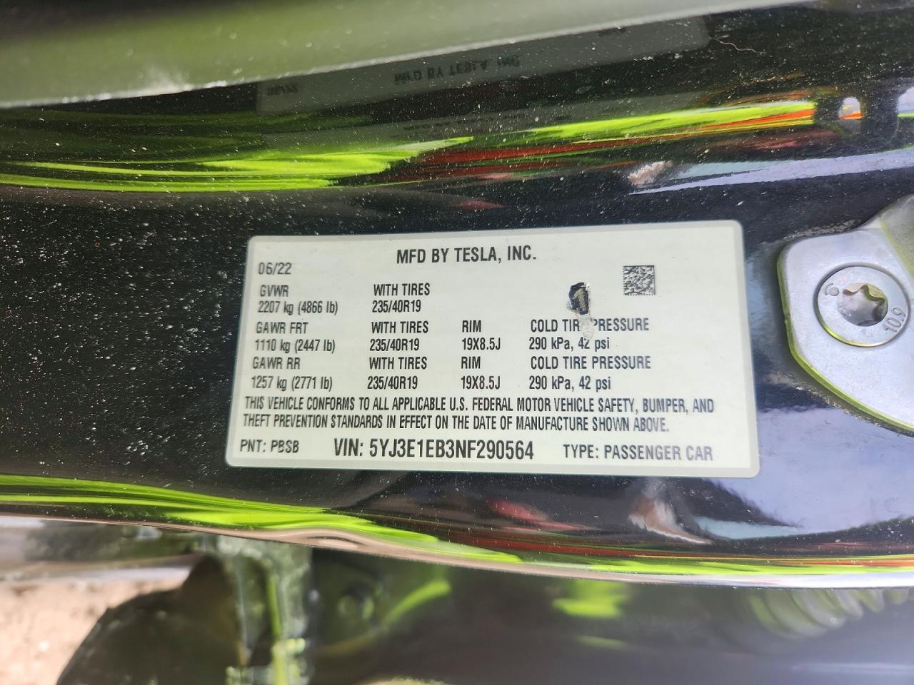 2022 Tesla Model 3