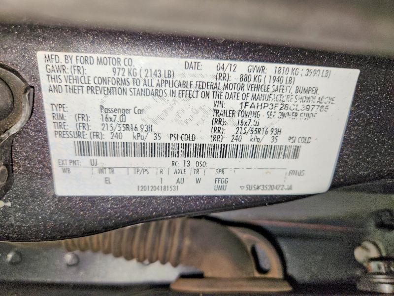 2012 Ford Focus se