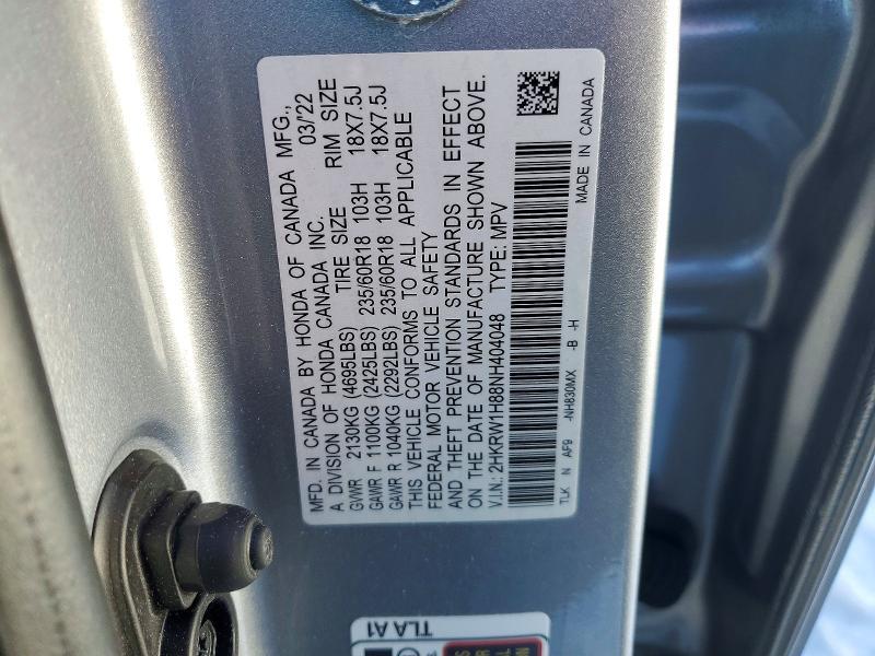 2022 Honda Cr-v exl