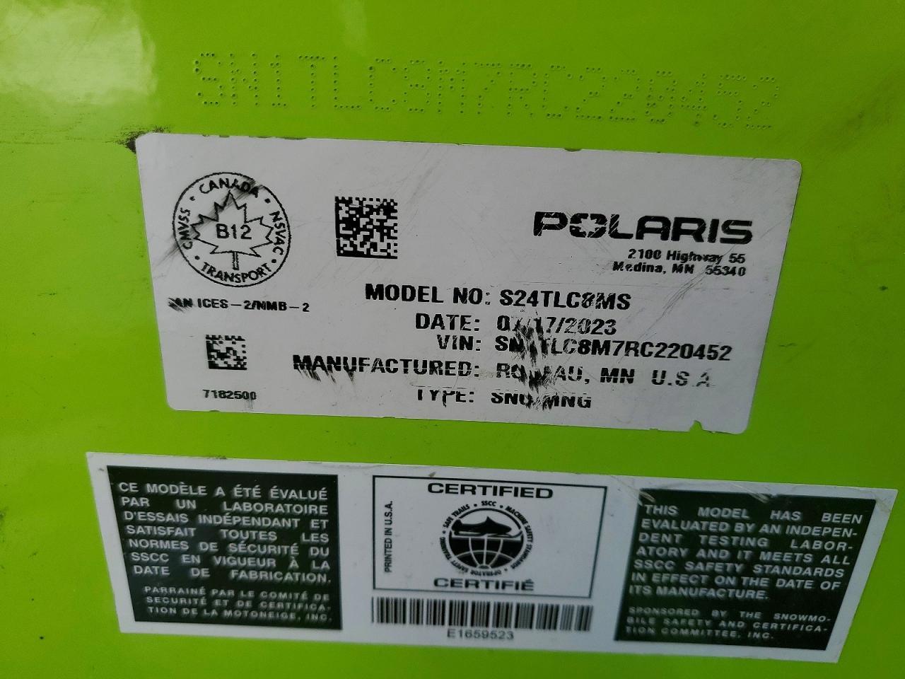 2024 Polaris Switchback 850