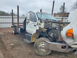 Salvage trucks for sale at Hueytown, AL auction: 2006 Ford F650 Super Duty Flatbed Truck