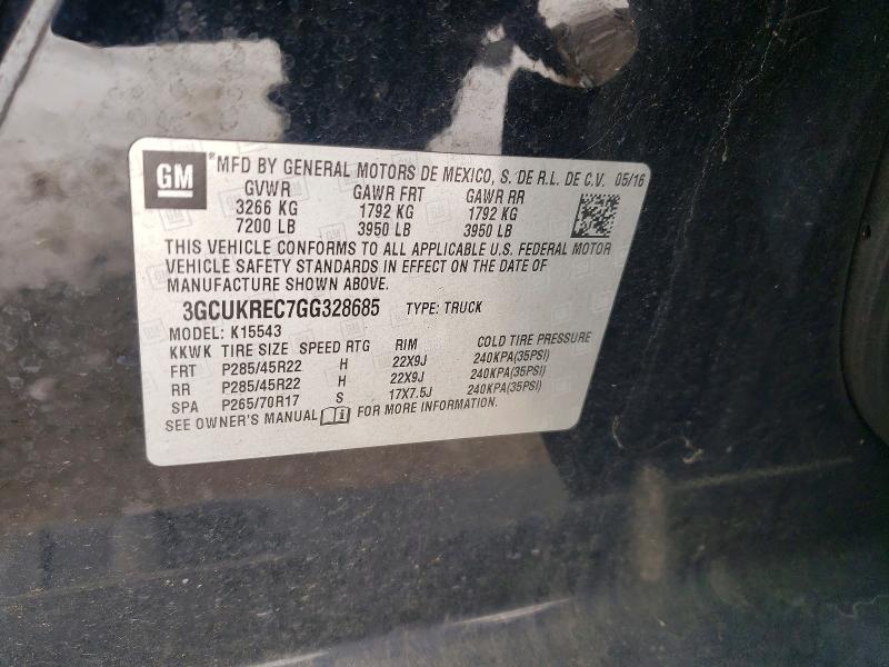 2016 Chevrolet Silverado K1500 LT