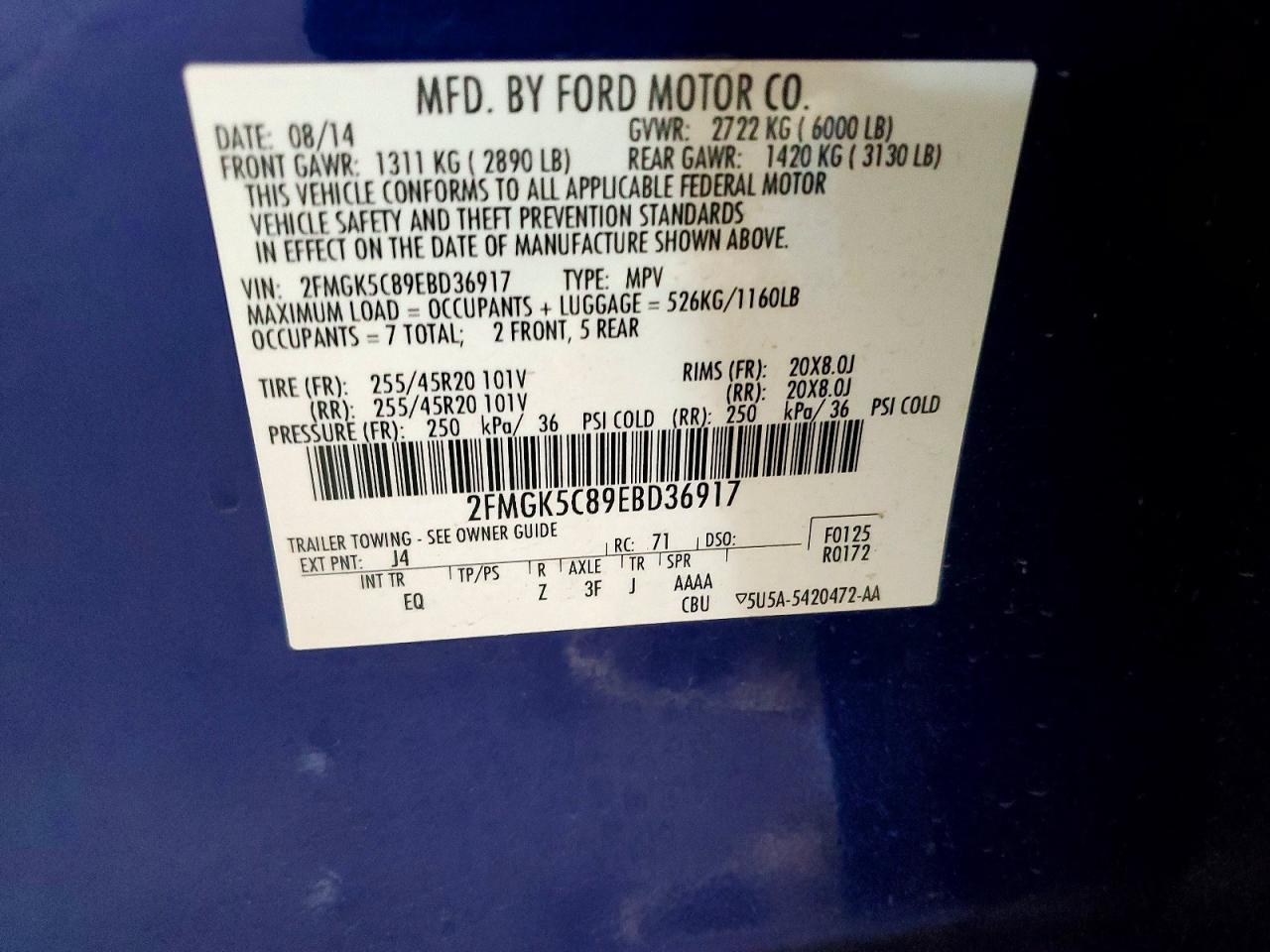 2014 Ford Flex sel