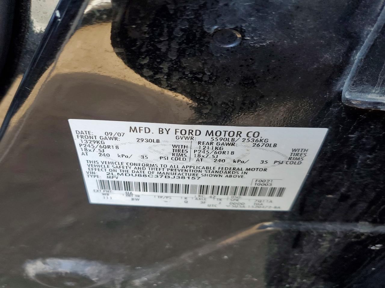 2007 Lincoln MKX
