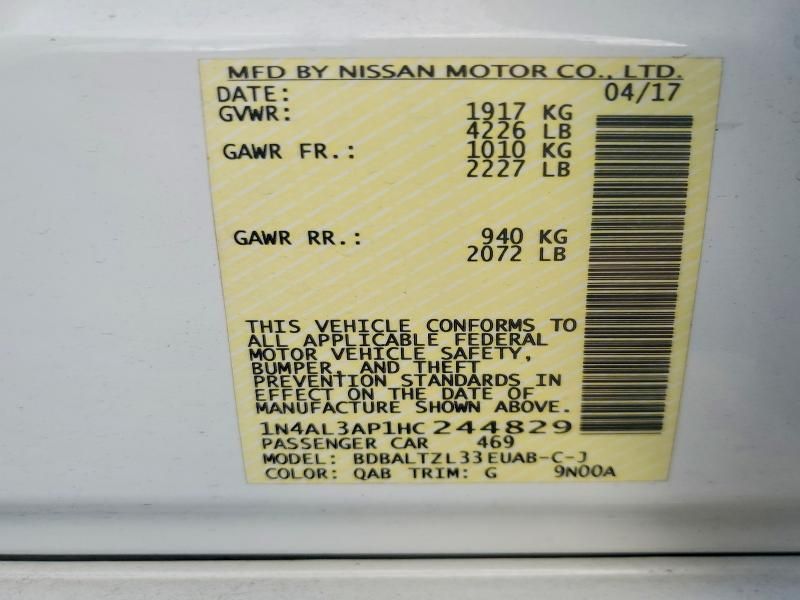 2017 Nissan Altima 2.5