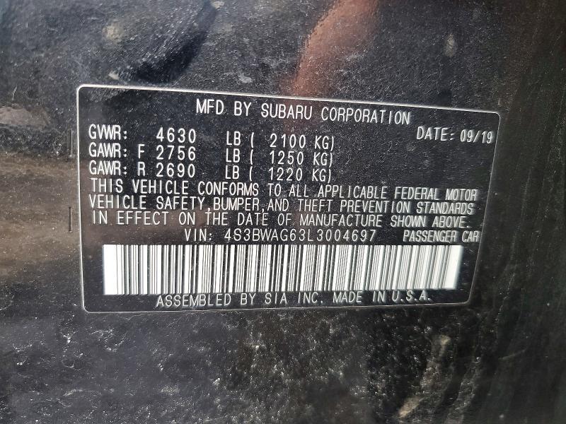 2020 Subaru Legacy Sport