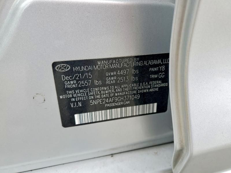 2016 Hyundai Sonata se