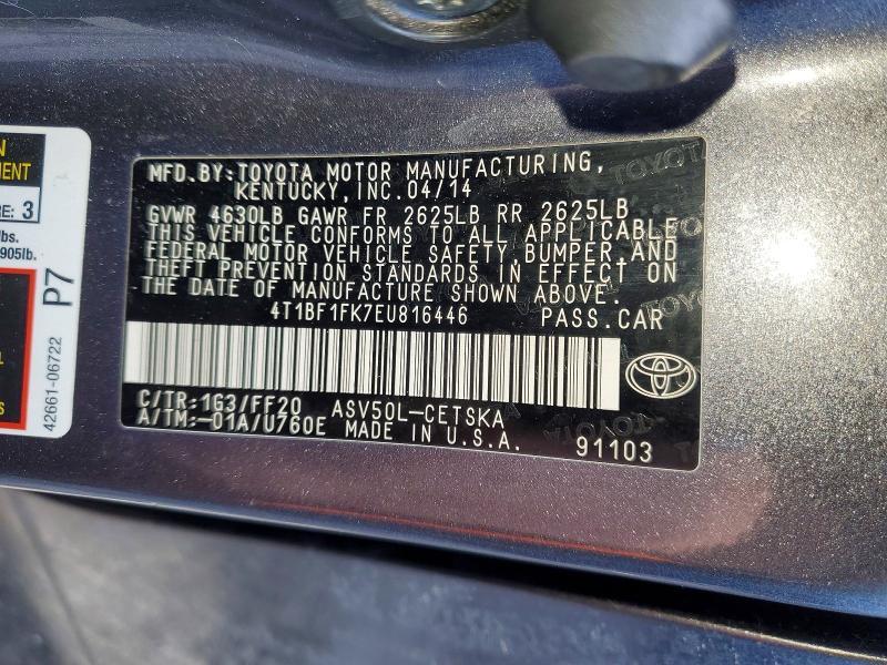 2014 Toyota Camry se