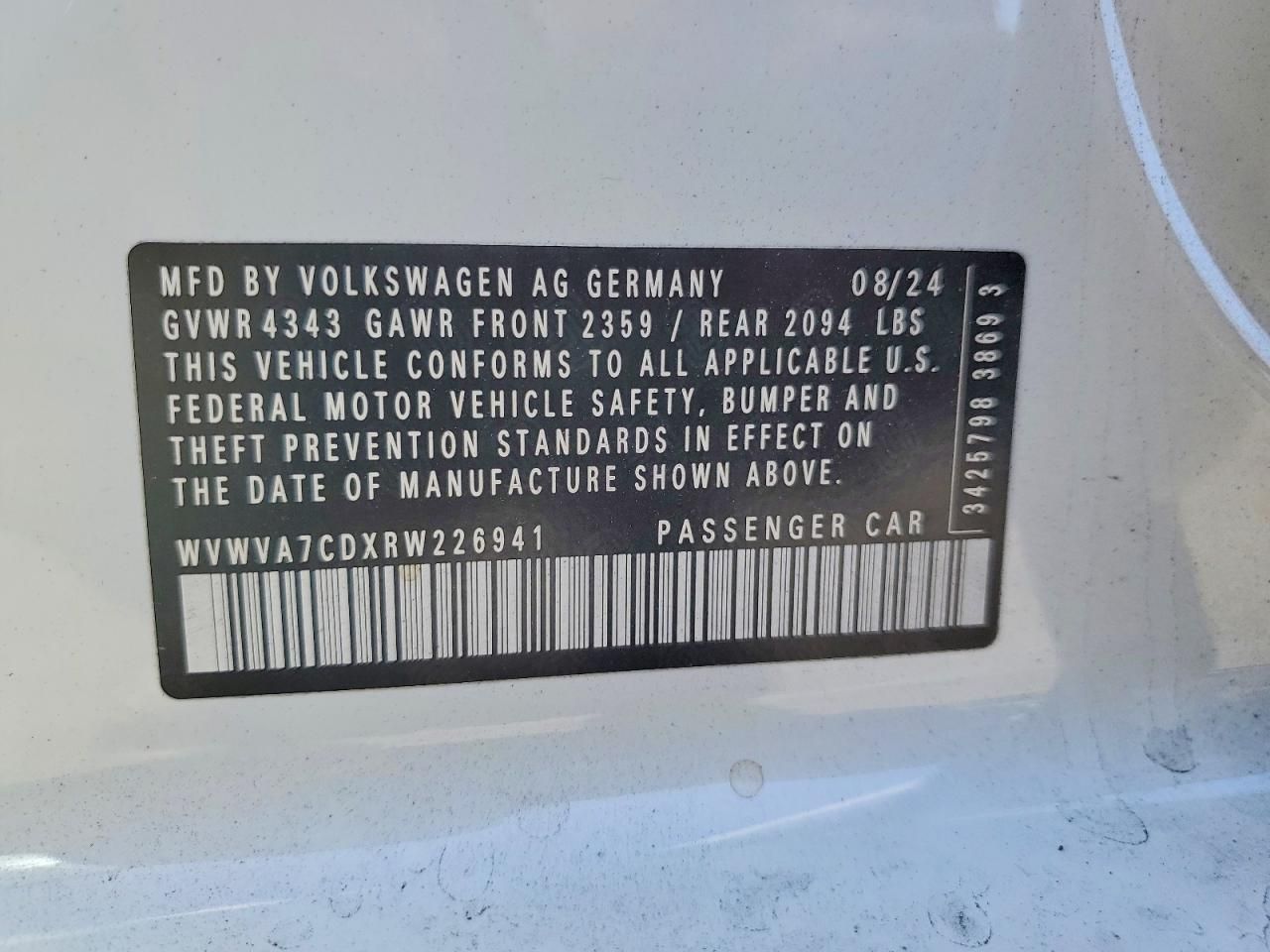 2024 Volkswagen Gti Automatic