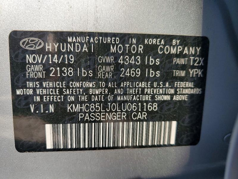 2020 Hyundai Ioniq Electric Limited